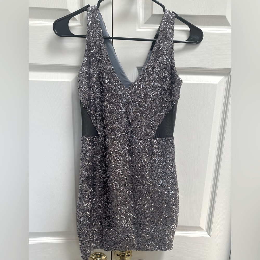 Bebe Sequin Dress